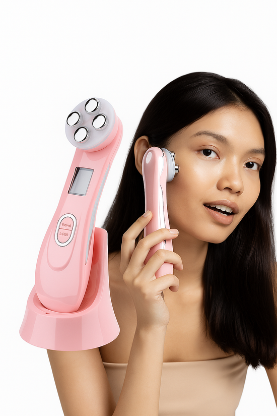 Appareil Soin Visage 4-en-1 - Anti-Âge Raffermissant Éclat