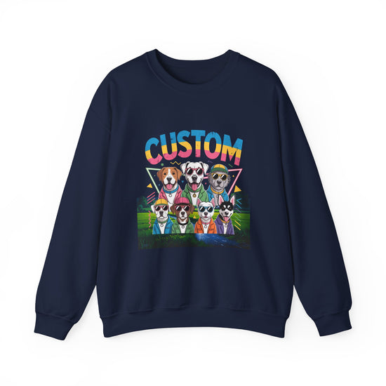 Custom Pet Portrait Sweatshirt | Personalized Dog Lovers Gift | Cozy Unisex Crewneck | Fun Gift for Animal Lovers & Friends